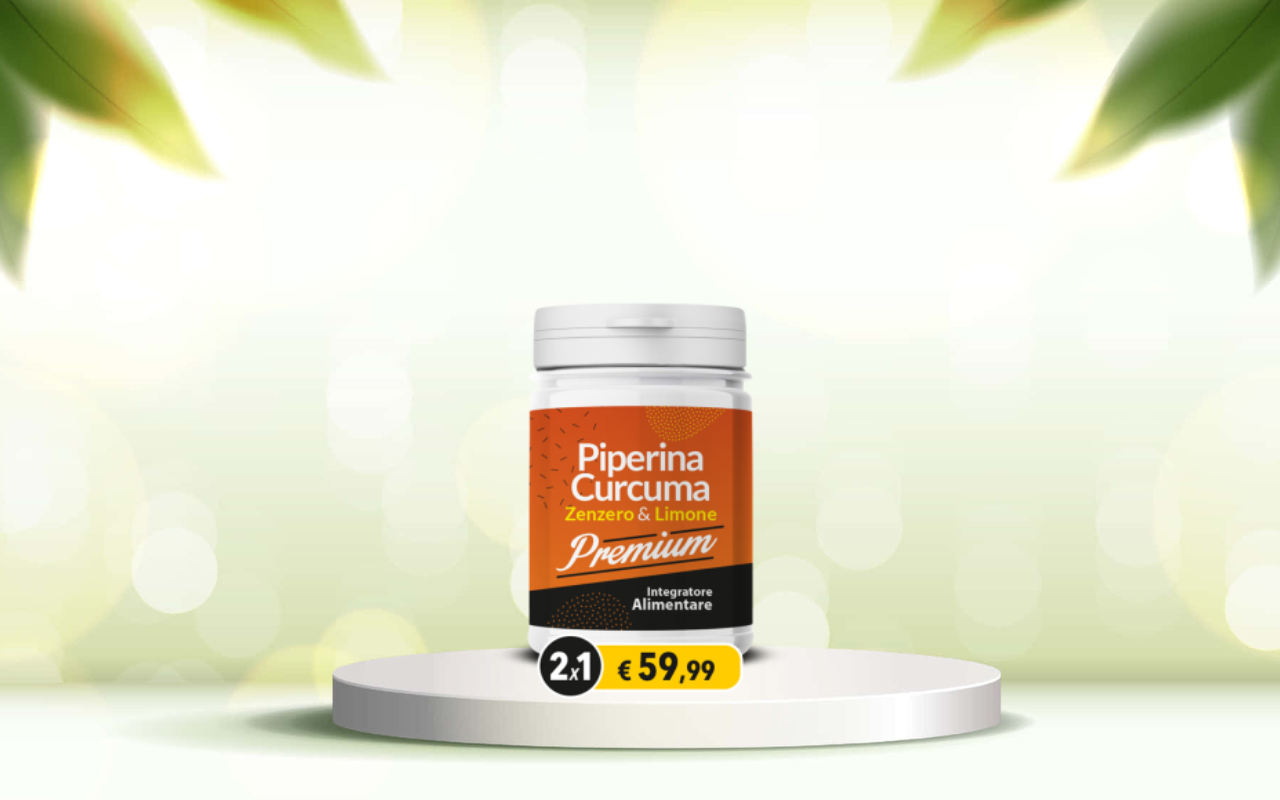 Scopri piperina e curcuma premium: detox naturale per intestino in forma