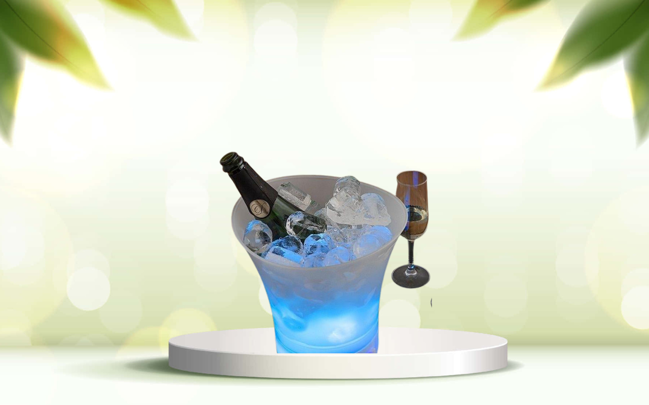 Rendi uniche le tue feste con Ice Music Bucket: secchiello LED Bluetooth per champagne